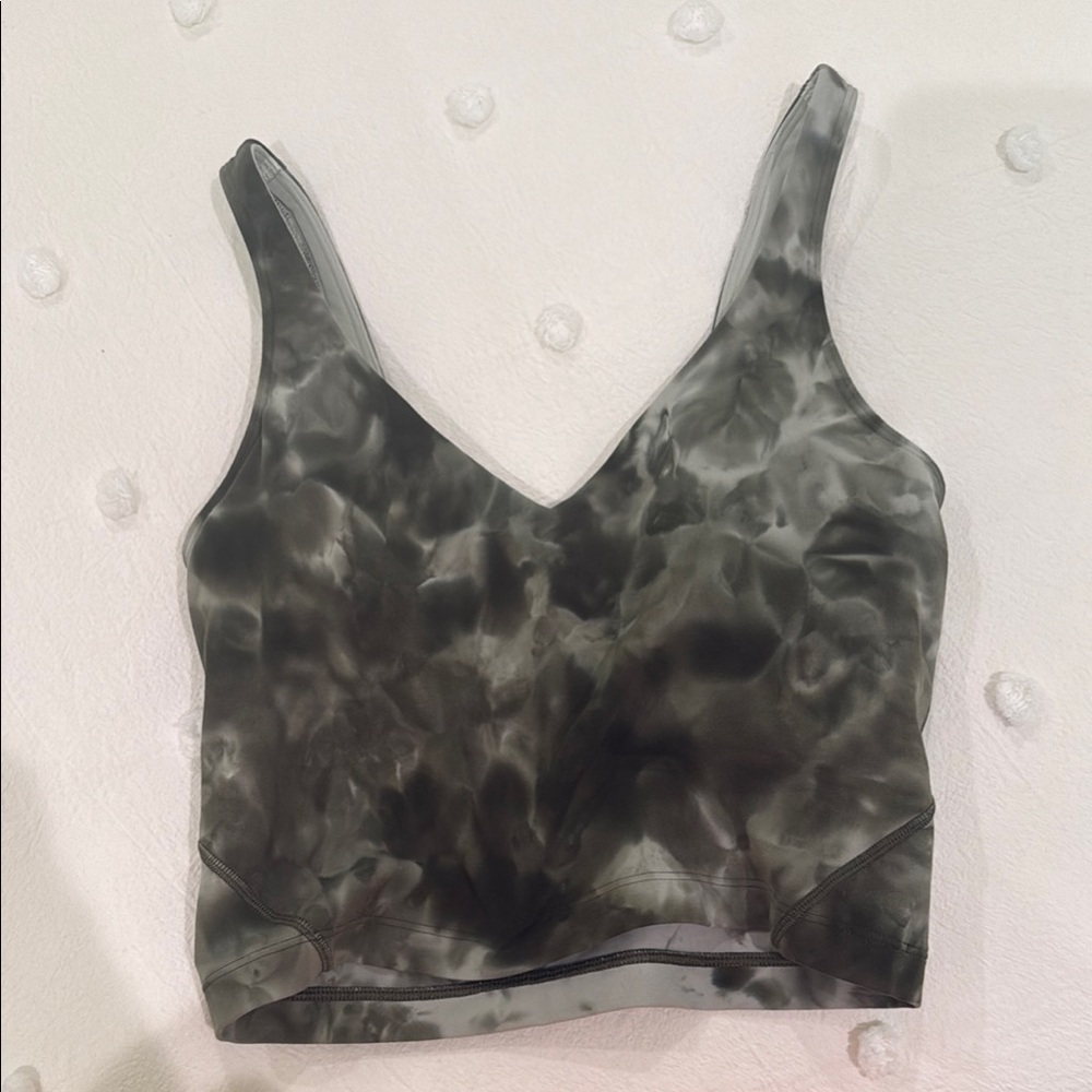 lululemon athletica Black Gray Tank Top